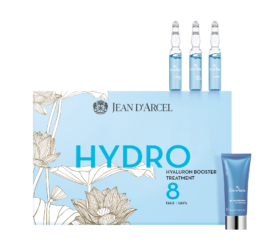 Jean d'Arcel 8 Tage Ampullenkur Hydro hyaluron booster treatment beim Kosmetikstudio Wellnesskosmetik Basel