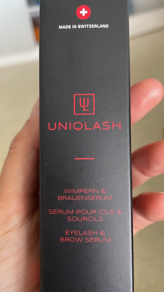UNIQLASH Wimpernserum, 100% natürliche Inhaltsstoffe, OHNE Hormone, jetzt bei ihrem Kosmetikstudio Wellnesskosmetik in Basel